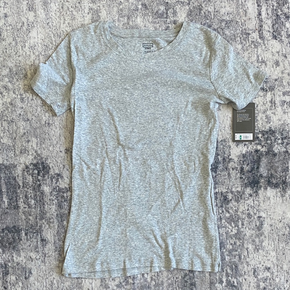 Merona Heather Gray Short Sleeve Tee
